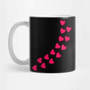 Heart Hearts love couple relationship pink Mug